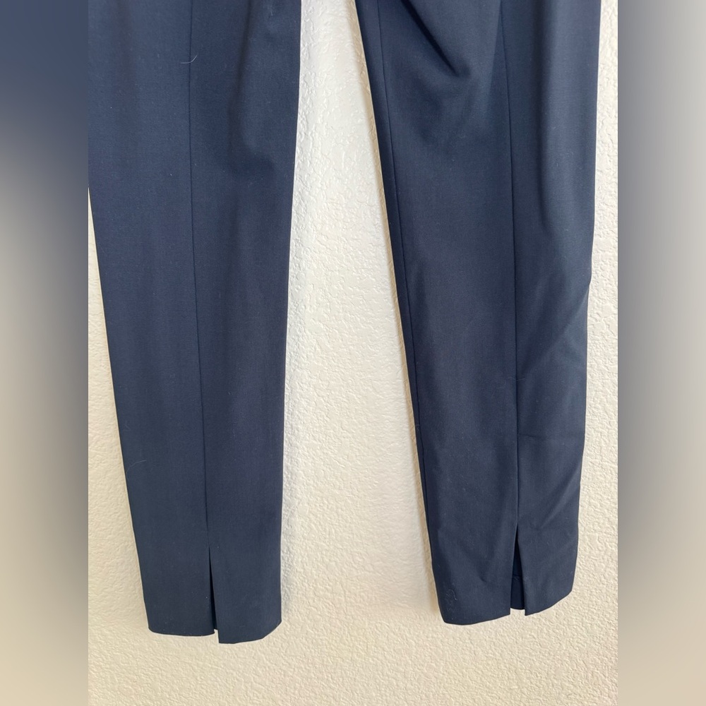 Theory HW Tennyson Wool Trousers Pants Navy Blue size 6 New with Tags $325 - Picture 13 of 13